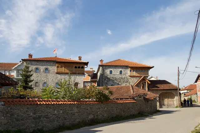 A restored Dukagjin tower-house at Junik, near Gjakova.